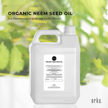 Load image into Gallery viewer, Orku 5L Organic Neem Seed Oil - Debitterised Cold Pressed Azadirachtin Indica
