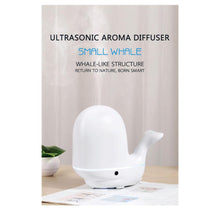 Load image into Gallery viewer, Essential Oil Aroma Diffuser USB - 180ml Whale Ultrasonic Childrens Night Light