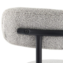 Load image into Gallery viewer, Luxe Boucle Cushioned Elsa Dining Chairs in Arctic White