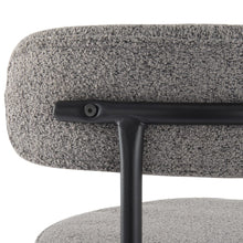 Load image into Gallery viewer, Contemporary Grey Boucle Elsa Low Bar Stools