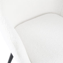 Load image into Gallery viewer, Teddy Fabric Bliss Armrest Dining Chair Ensemble