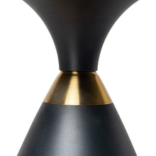Load image into Gallery viewer, Midnight Elegance Drum Side Table