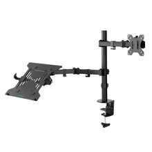 Load image into Gallery viewer, activiva Dual-Screen Articulating Monitor Arm with Interchangeable Laptop Holder