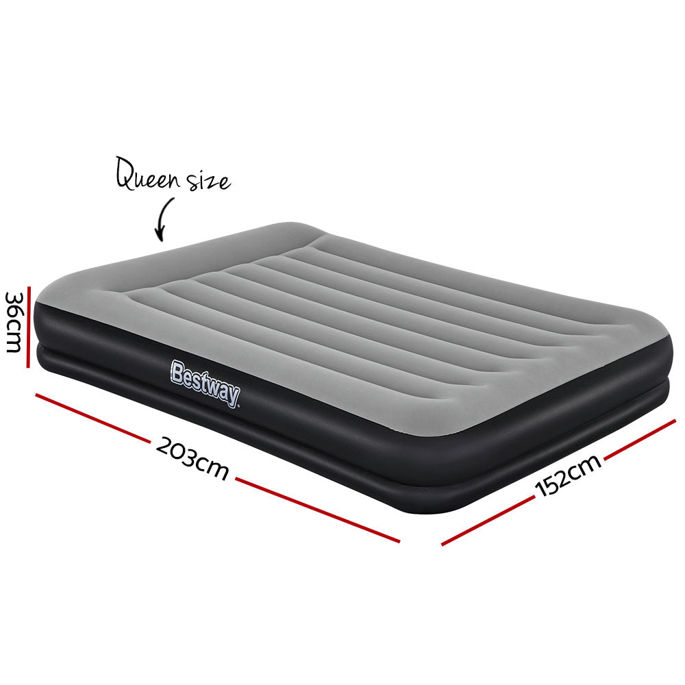 Bestway Air Bed Beds Mattress Premium Inflatable Built-in Pump Queen Size-copy