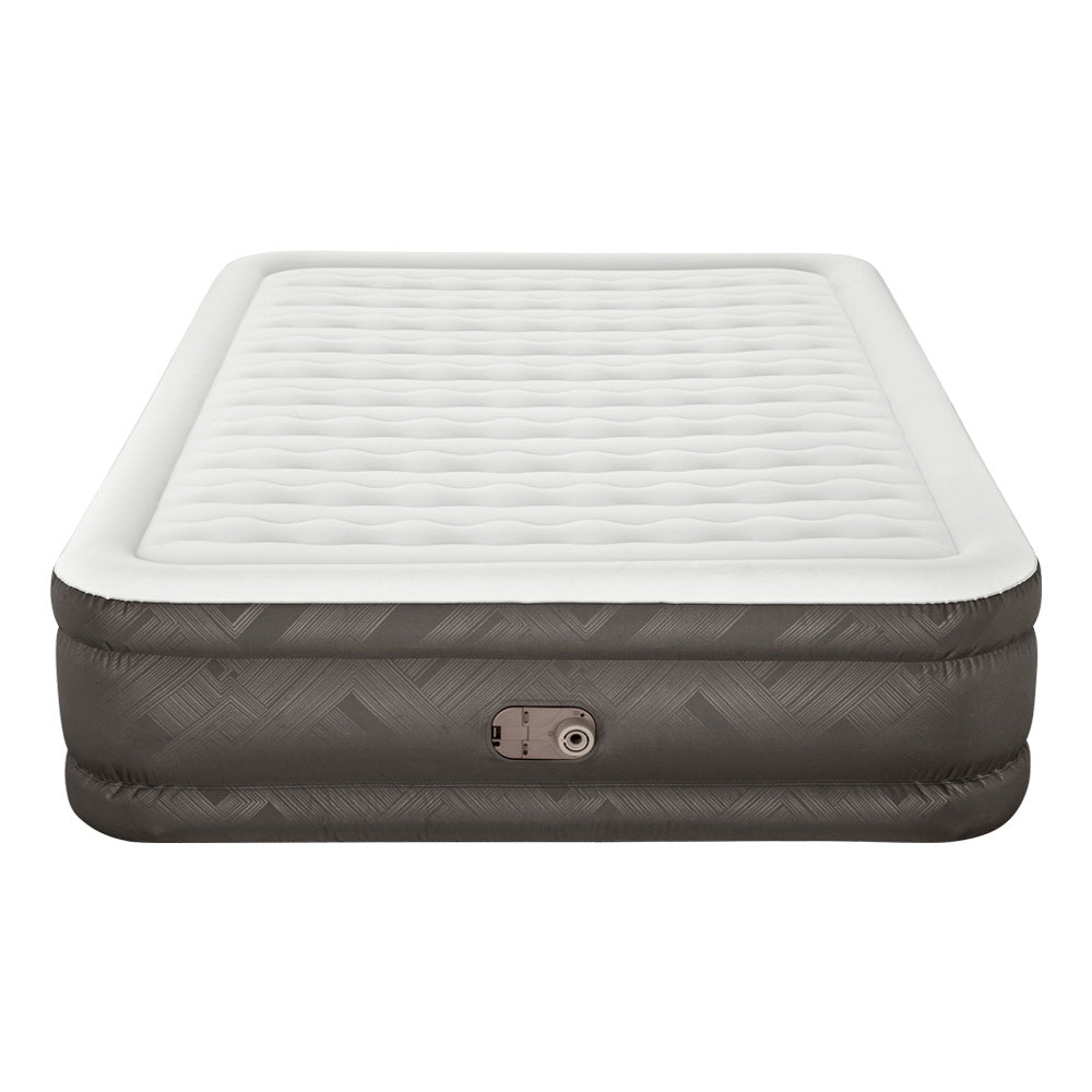 Bestway Air Mattress Queen Inflatable Bed 46cm Airbed Grey-copy