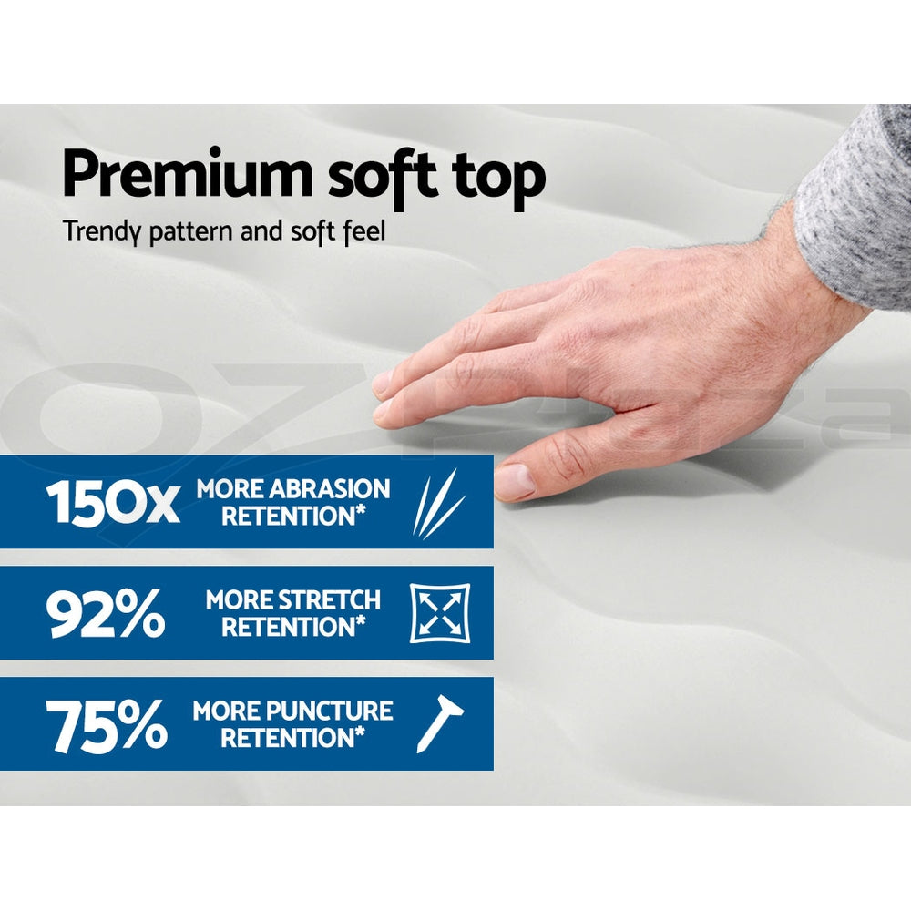 Bestway Air Mattress Queen Inflatable Bed 46cm Airbed Grey-copy