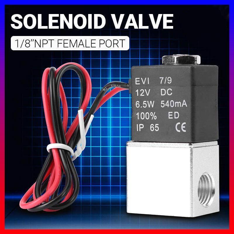 Dc12V Normally Closed Fast Response Electric Air Oil Water Solenoid Valve Au-copy