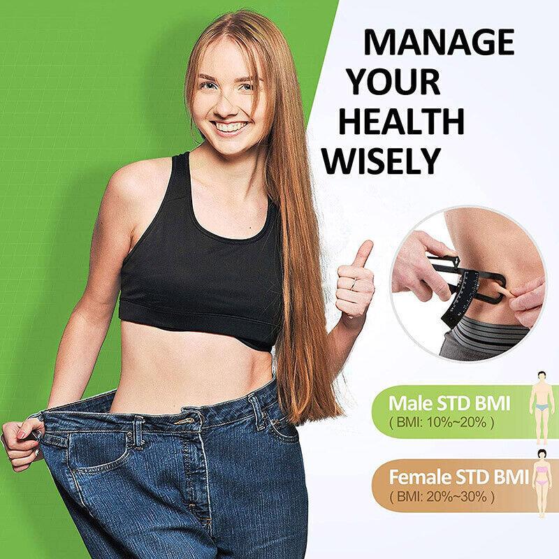 Body Fat Measurement Testing Caliper Skinfold Skin Fold Gym Weight Loss Test Au-copy
