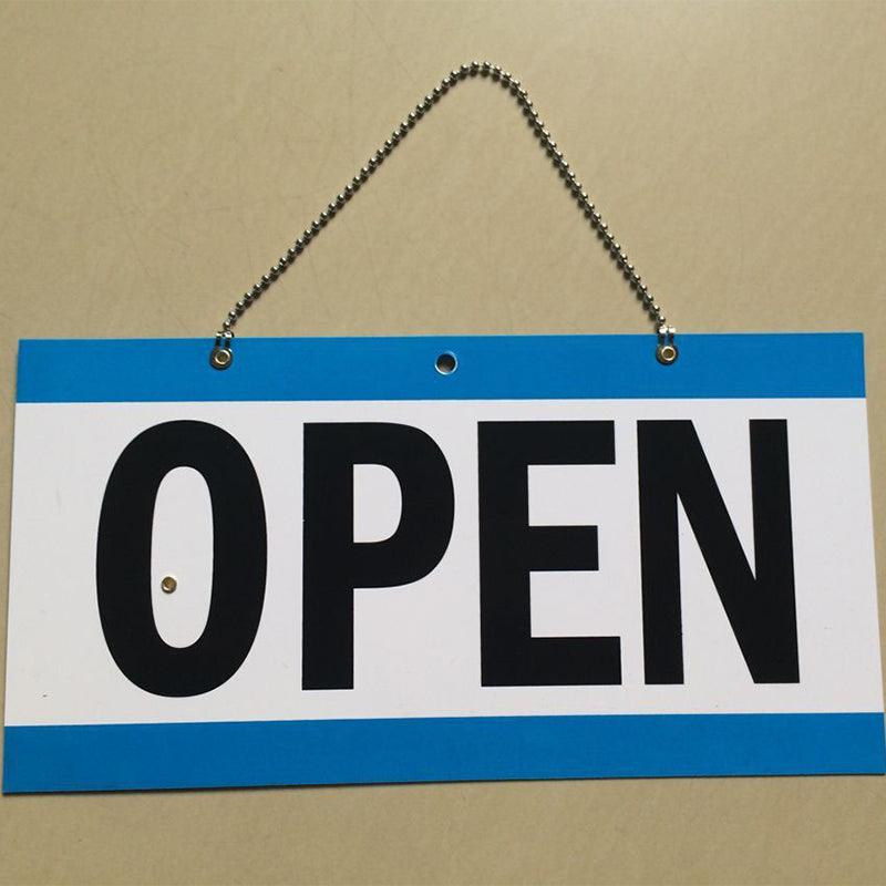 Open - Closed Will Return Sign Business Shop Door Restaurant Hand Crafted Clock-copy