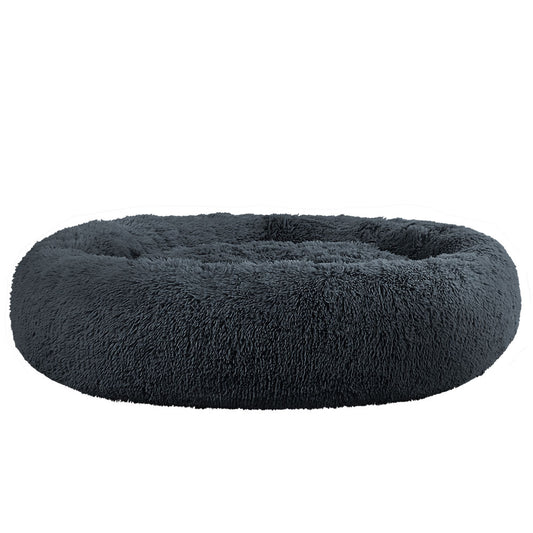 i.Pet Pet Bed Dog Cat 110cm Calming Extra Large Soft Plush Dark Grey-copy