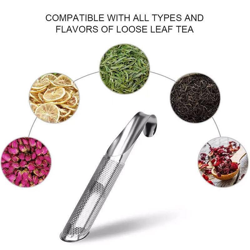 Stainless Steel Tea Infuser Leaf Strainer Herbal Mesh Loose Filter Diffuser Mug-copy