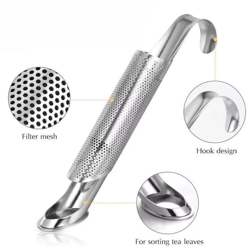 Stainless Steel Tea Infuser Leaf Strainer Herbal Mesh Loose Filter Diffuser Mug-copy