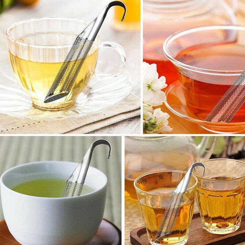 Stainless Steel Tea Infuser Leaf Strainer Herbal Mesh Loose Filter Diffuser Mug-copy