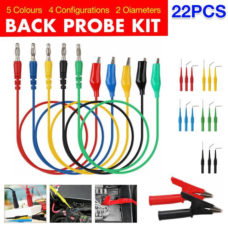 22 X Test Tool Aid 23500 Back Probe Kit Sg Automotive Identified Probe Pin Wires-copy
