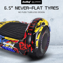 Load image into Gallery viewer, BULLET SX-2000 Hoverboard Scooter, 500W Brushless, Superior Self Balancing System, UL Certified, LED Lights, Hip Hop Design