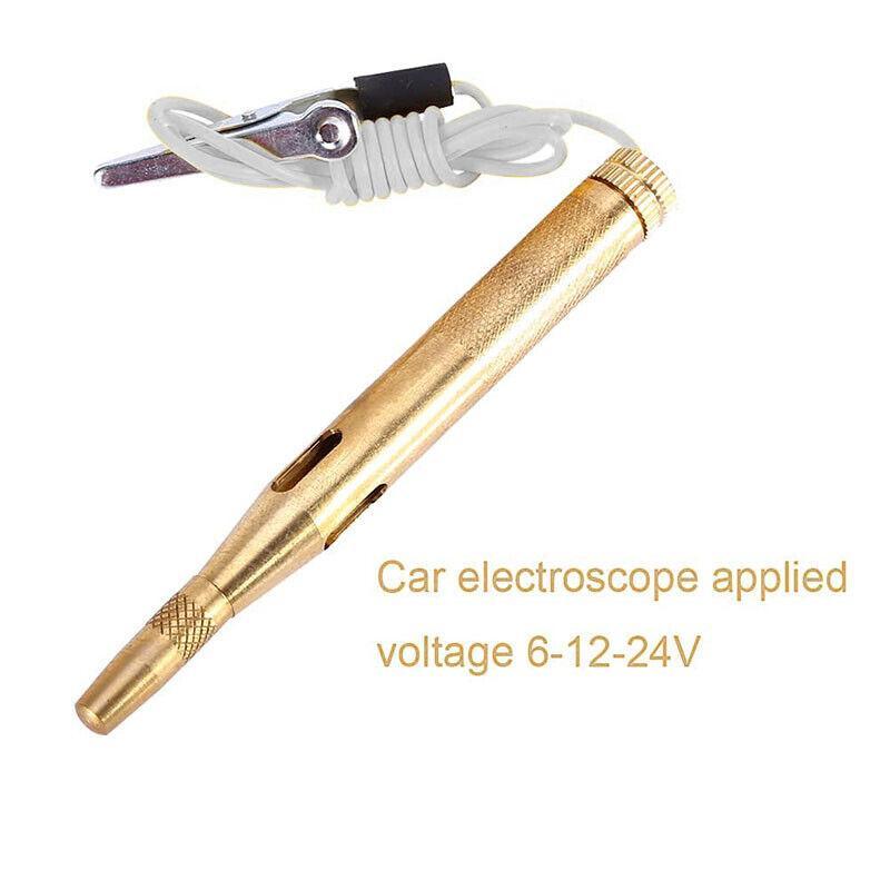 Auto Circuit Tester 6V 12V 24V Voltage Gauge Car Test Voltmeter Light Bulb New.-copy