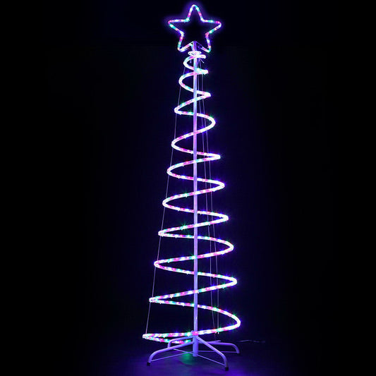 Jingle Jollys Christmas Lights 188cm Tree 288 LED Decorations-copy