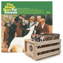 Load image into Gallery viewer, Crosley Record Storage Crate & The Beach Boys Pet Sounds - Vinyl Album Bundle