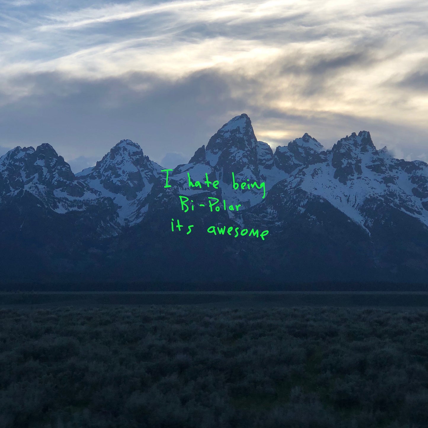 Crosley Record Storage Crate &  Kanye West - Ye - Vinyl Album Bundle