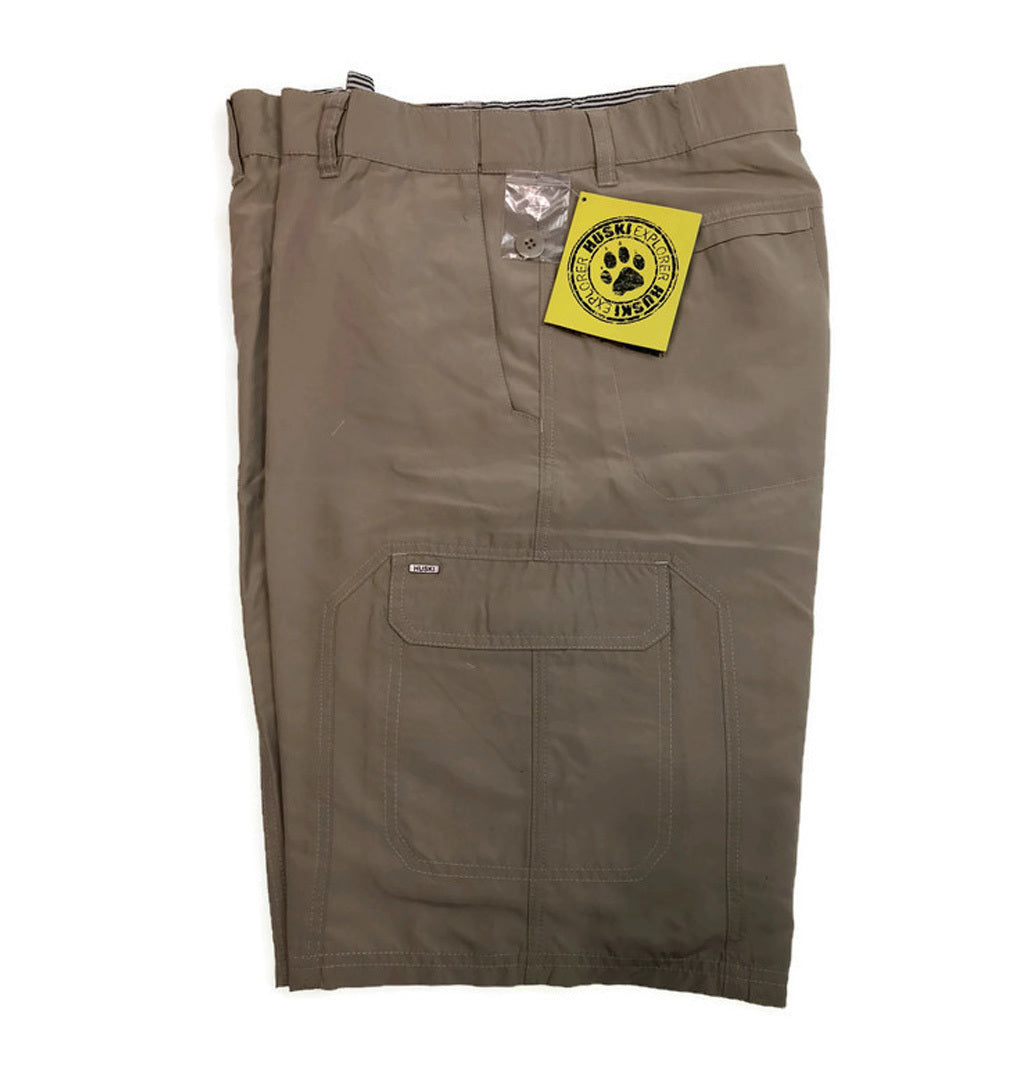 HUSKI Cargo Shorts Mens Cascade Microfibre Flexi Fit Short Army Military 515206 - Navy - XX-Large (102cm Waist)