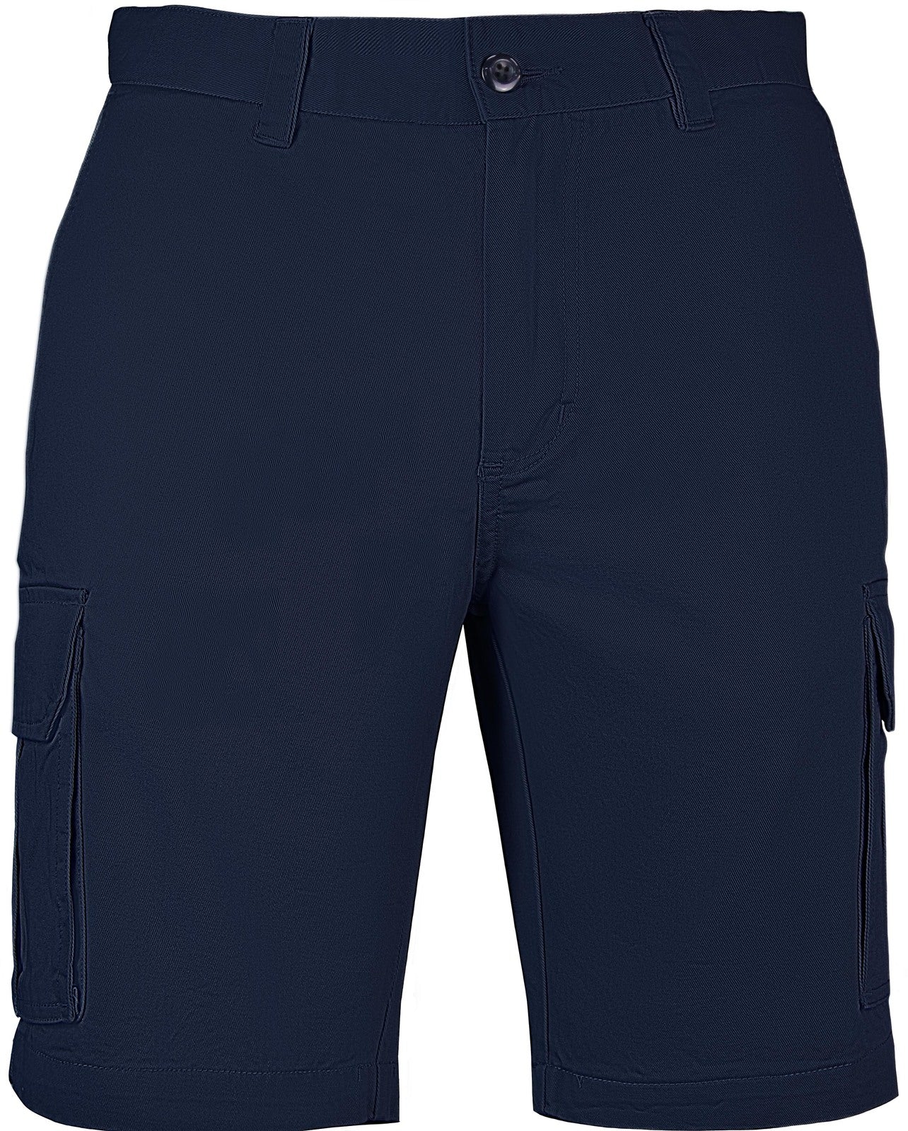 Mens Cargo Shorts 100% Cotton Casual Work Wear Half Pants Summer Army Military - Navy - 34 (87cm)