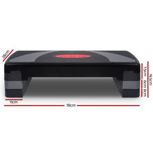 Load image into Gallery viewer, Everfit 3 Level Aerobic Step Exercise Stepper 78cm Gym Home Fitness
