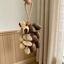 Load image into Gallery viewer, Handmade nutshell wind chime, nutshells rustling in the wind, bringing a touch of mountain forest atmosphere to your home.

