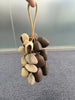 Handmade nutshell wind chime, nutshells rustling in the wind, bringing a touch of mountain forest atmosphere to your home.