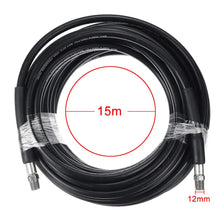 Load image into Gallery viewer, Sewer Jetter Kit for Pressure Washer 49FT Cleaner Hose 5800PSI NPT 1/4 Hose"

