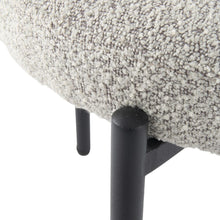 Load image into Gallery viewer, Luxe Boucle Cushioned Elsa Dining Chairs in Arctic White
