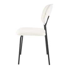 Load image into Gallery viewer, White Whisper Teddy Fabric Dining Duo
