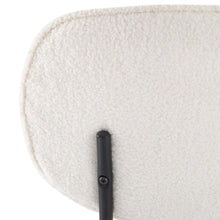 Load image into Gallery viewer, White Whisper Teddy Fabric Dining Duo
