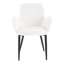 Load image into Gallery viewer, Teddy Fabric Bliss Armrest Dining Chair Ensemble
