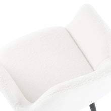 Load image into Gallery viewer, Teddy Fabric Bliss Armrest Dining Chair Ensemble

