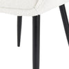 Teddy Fabric Bliss Armrest Dining Chair Ensemble