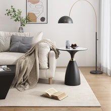 Load image into Gallery viewer, Midnight Elegance Drum Side Table
