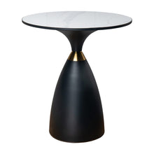 Load image into Gallery viewer, Midnight Elegance Drum Side Table
