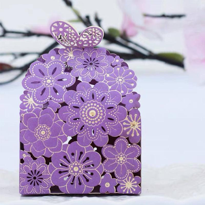12X Laser Cut Favor Boxes Bigger 6Cm Base Wedding Favour Gift Box Party Au Stock-copy