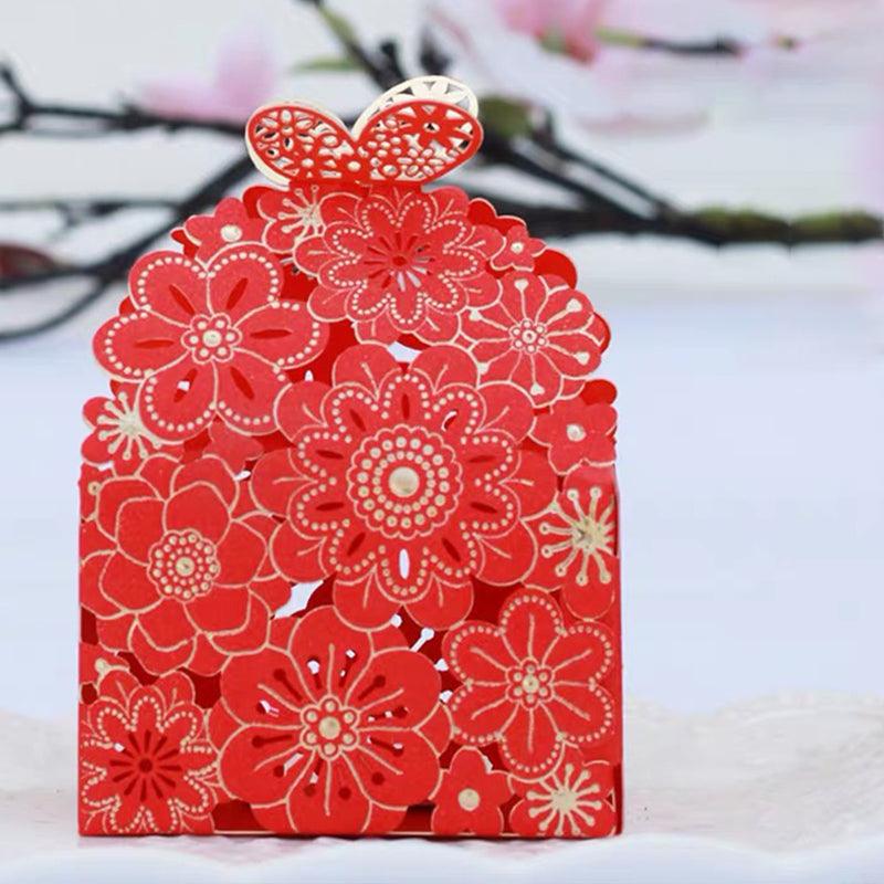 12X Laser Cut Favor Boxes Bigger 6Cm Base Wedding Favour Gift Box Party Au Stock-copy