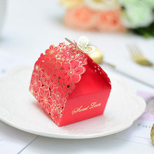 Load image into Gallery viewer, 12X Laser Cut Favor Boxes Bigger 6Cm Base Wedding Favour Gift Box Party Au Stock-copy
