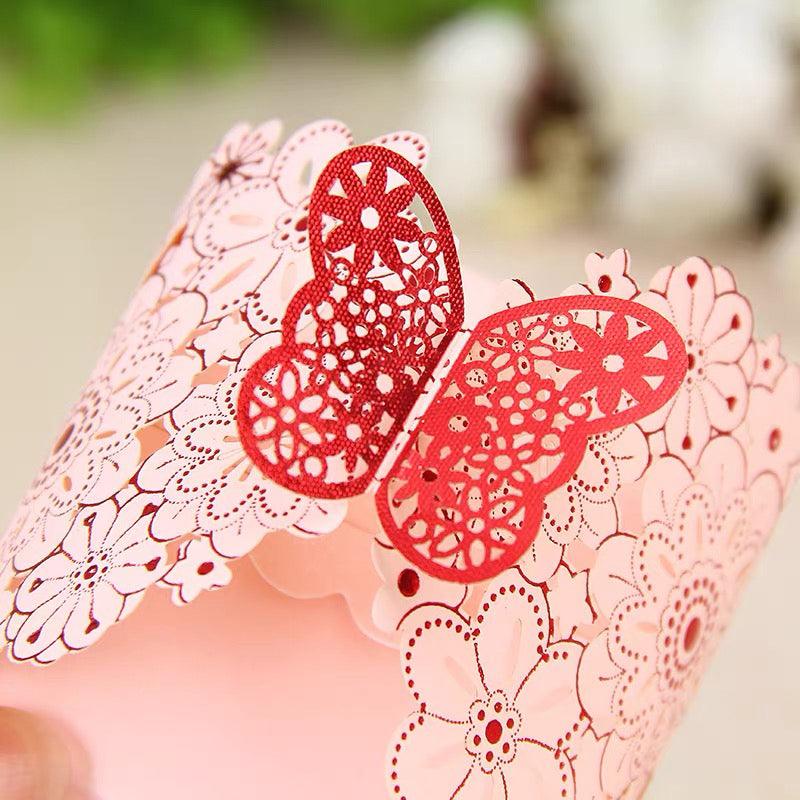 12X Laser Cut Favor Boxes Bigger 6Cm Base Wedding Favour Gift Box Party Au Stock-copy
