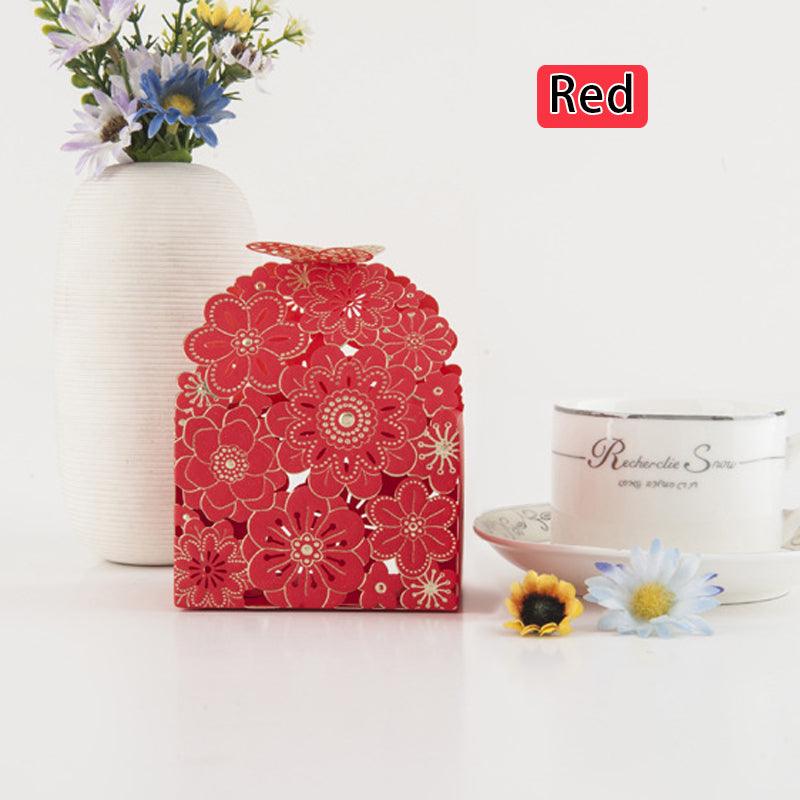 12X Laser Cut Favor Boxes Bigger 6Cm Base Wedding Favour Gift Box Party Au Stock-copy