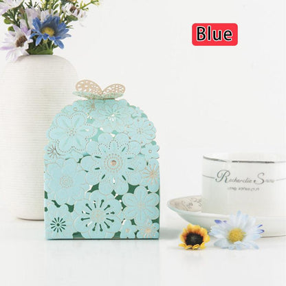 12X Laser Cut Favor Boxes Bigger 6Cm Base Wedding Favour Gift Box Party Au Stock-copy