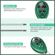 Load image into Gallery viewer, 3 In 1 Soil Ph Tester Water Moisture Test Meter Kit For Garden Plant Testing Au-copy

