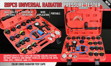 Load image into Gallery viewer, 28Pc Radiator Pressure Test Set Cooling System Leaking Check Refill Vacuum Tool-copy
