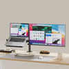 activiva Dual-Screen Articulating Monitor Arm with Interchangeable Laptop Holder