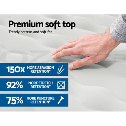 Bestway Air Mattress Queen Inflatable Bed 46cm Airbed Grey-copy