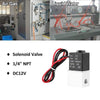 Dc12V Normally Closed Fast Response Electric Air Oil Water Solenoid Valve Au-copy
