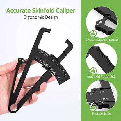 Body Fat Measurement Testing Caliper Skinfold Skin Fold Gym Weight Loss Test Au-copy