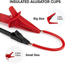 Load image into Gallery viewer, KAIWEETS 23PCS Multimeter Test Leads Kit with Replaceable Precision Probes Set and Alligator Clips, Test Probes, Test Hook, Flexible Wires Professional Kit General Use for Digital Electrical Testing-copy
